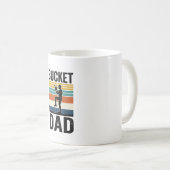 Retro-Baseball-Vater-Vektor-Design_1 Kaffeetasse (VorderseiteRechts)