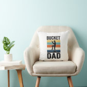 Retro-Baseball-Vater-Vektor-Design_1 Kissen (Stuhl )