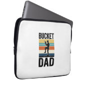 Retro-Baseball-Vater-Vektor-Design_1 Laptopschutzhülle (Vorne Rechts)