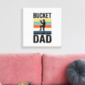 Retro-Baseball-Vater-Vektor-Design_1 Leinwanddruck (Insitu (Wohnzimmer))