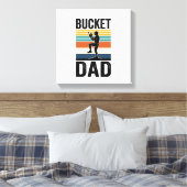 Retro-Baseball-Vater-Vektor-Design_1 Leinwanddruck (Insitu (Schlafzimmer))