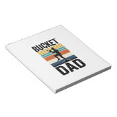 Retro-Baseball-Vater-Vektor-Design_1 Notizblock (angewinkelt)
