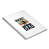 Retro-Baseball-Vater-Vektor-Design_1 Notizblock (Rechte Seite)