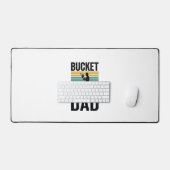 Retro-Baseball-Vater-Vektor-Design_1 Schreibtischunterlage (Tastatur & Maus)