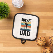 Retro-Baseball-Vater-Vektor-Design_1 Topflappen (Oben Unten)
