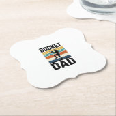 Retro-Baseball-Vater-Vektor-Design_1 Untersetzer (angewinkelt)