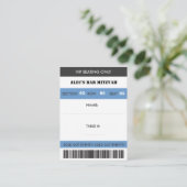 Retro-Baseball-VIP-Sitzkarte Platzkarte (Stehend Vorderseite)