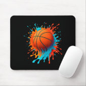 Retro Basketball Spieler Liebhaber Sportteam Boys Mousepad (Mit Mouse)