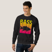 Retro Bass Fishing Sweatshirt (Vorne ganz)