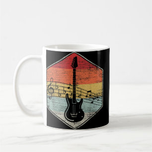 Retro-Bassgitarre Kaffeetasse