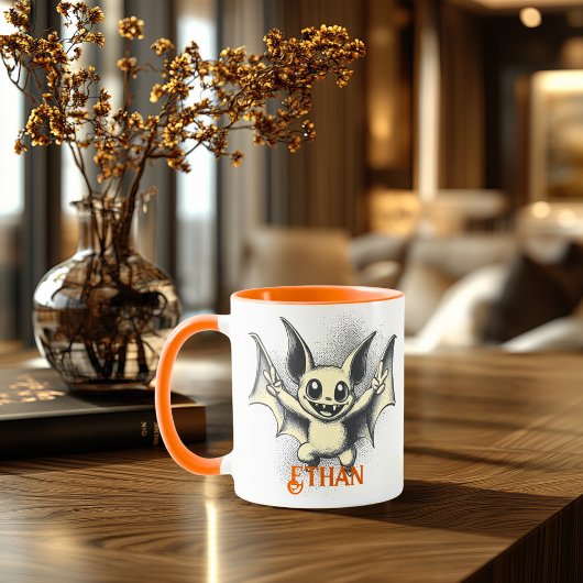 Retro Bat Halloween Tasse - Spaß & Spooky Vibes