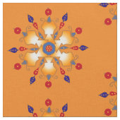 Retro Batik Stoff (Nahaufnahme)