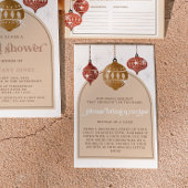 Retro Bauble Ornament Weihnachten Begleitkarte