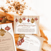 Retro Bauble Ornament Weihnachten Begleitkarte