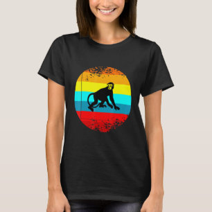 Retro-Bauernhof-Tiergrafik mit einem Vintage-Affen T-Shirt
