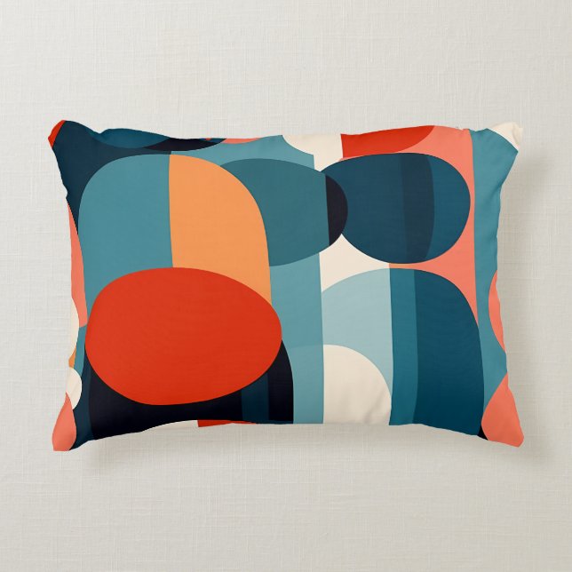 Retro Bauhaus Arch Kissen (Vorderseite)