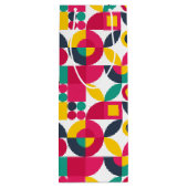 Retro Bauhaus Geschenktüte Für Weinflaschen (Rückseite)