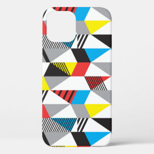 Retro-Bauhaus-Stil: Nahtloses Abstract Case-Mate iPhone Hülle
