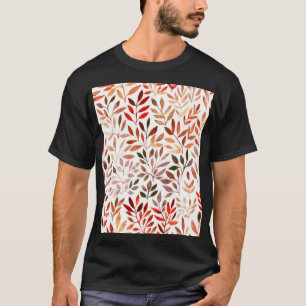 Retro Bäume, Aquarellfarben nahtlos Muster. T-Shirt