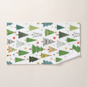 Retro-Bäume Badhandtuch Set (Handtuch)