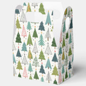 Retro-Bäume Geschenkschachtel (Offen)