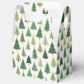 Retro-Bäume Geschenkschachtel (Offen)