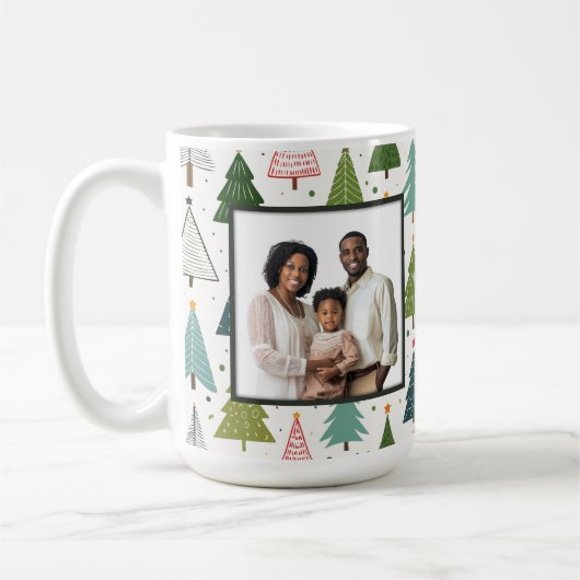 Retro-Bäume Kaffeetasse (Links)