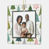 Retro-Bäume Keramikornament (Links)