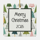 Retro-Bäume Keramikornament (Rückseite)