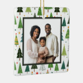 Retro-Bäume Keramikornament (Rechts)