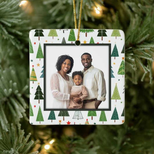 Retro-Bäume Keramikornament (Baum)