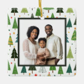 Retro-Bäume Keramikornament (Vorderseite)