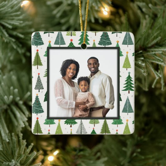 Retro-Bäume Keramikornament (Baum)