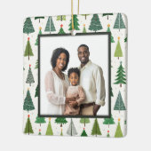 Retro-Bäume Keramikornament (Links)