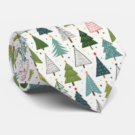 Retro-Bäume Krawatte