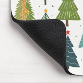 Retro-Bäume Mousepad (Ecke)