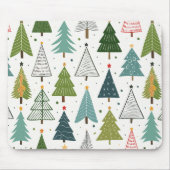 Retro-Bäume Mousepad (Vorne)