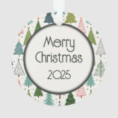 Retro-Bäume Ornament (Rückseite)