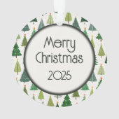 Retro-Bäume Ornament (Rückseite)