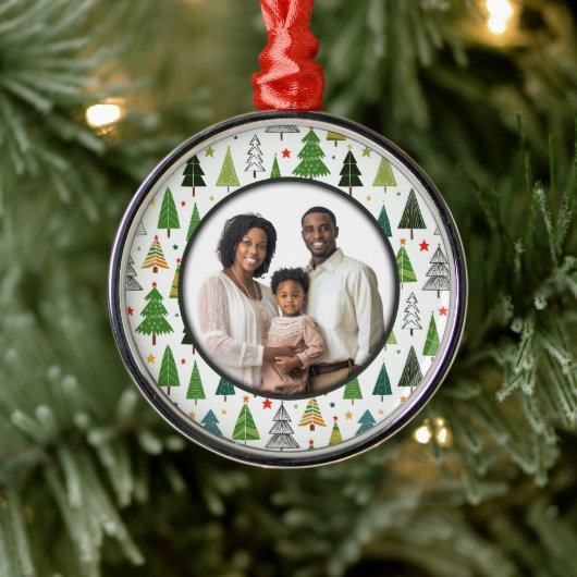 Retro-Bäume Ornament Aus Metall (Baum)