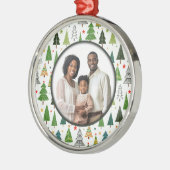 Retro-Bäume Ornament Aus Metall (Links)