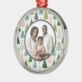 Retro-Bäume Ornament Aus Metall (Links)