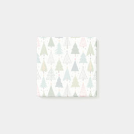 Retro-Bäume Post-it Klebezettel