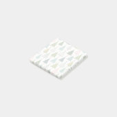 Retro-Bäume Post-it Klebezettel (angewinkelt)