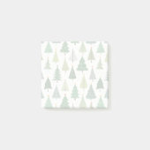 Retro-Bäume Post-it Klebezettel (Vorderseite)