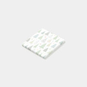 Retro-Bäume Post-it Klebezettel (angewinkelt)