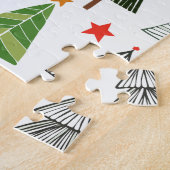 Retro-Bäume Puzzle (Seite)