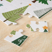 Retro-Bäume Puzzle (Seite)