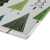 Retro-Bäume Schneidebrett (Ecke)