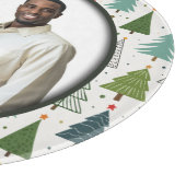 Retro-Bäume Schneidebrett (Ecke)